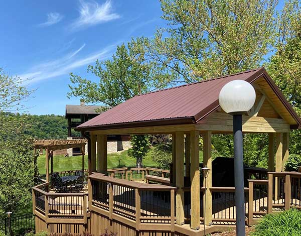 Gazebo Roof Installation