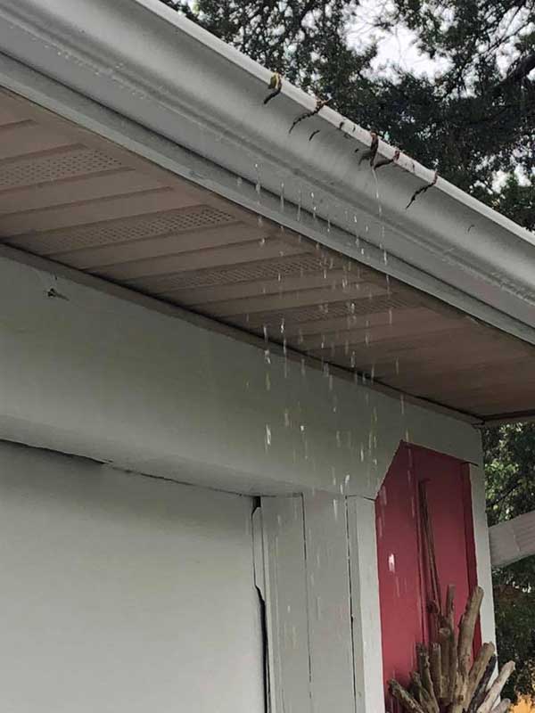 Gutter Leak Repair